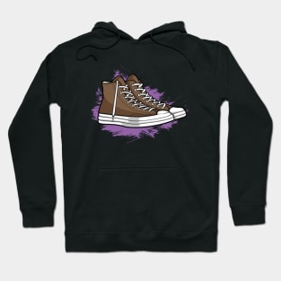 Vintage Brown Skate Sneaker Hoodie